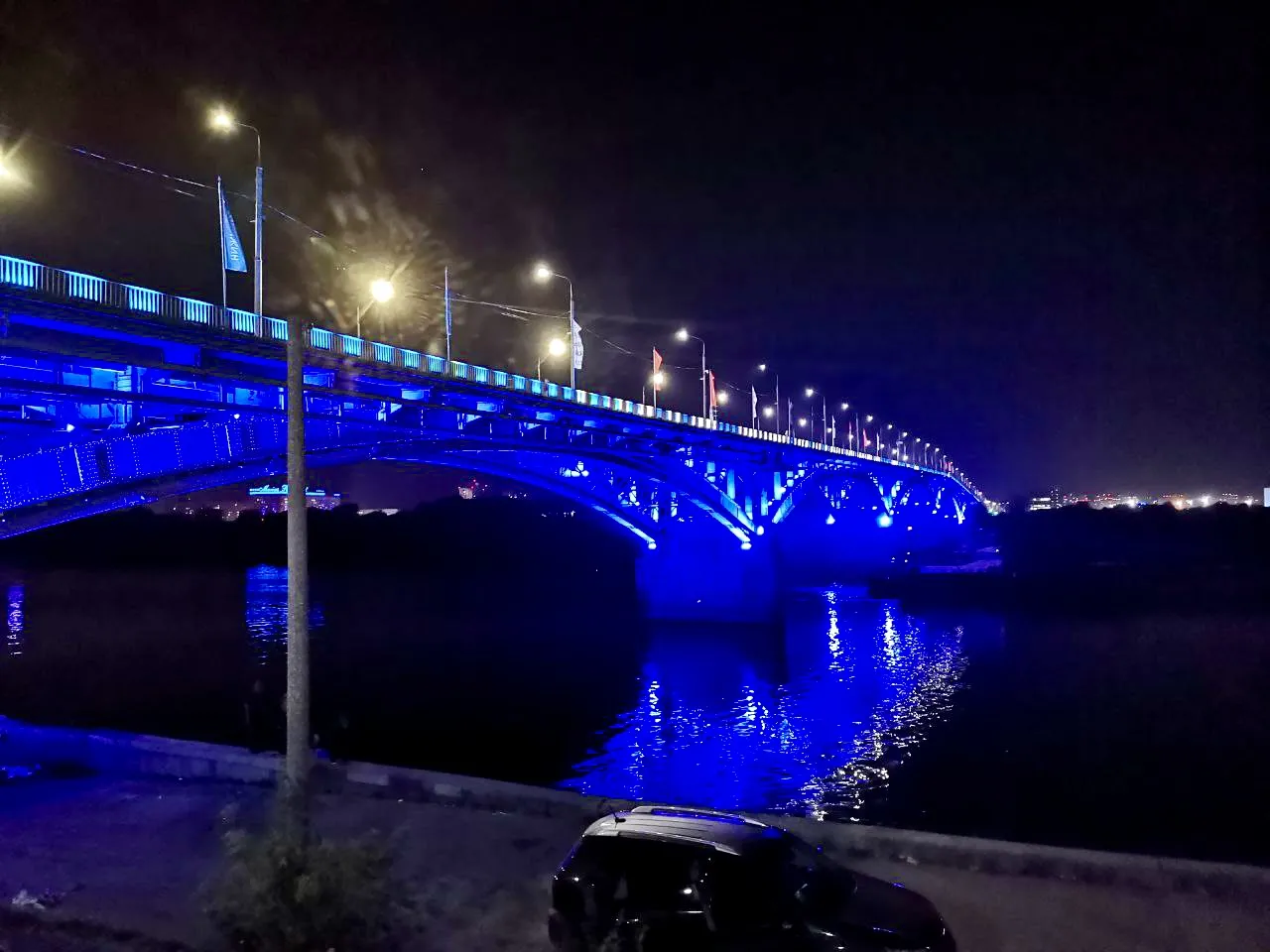 Проектирование и настройка архитектурной подсветки моста Проектирование и настройка архитектурной подсветки моста