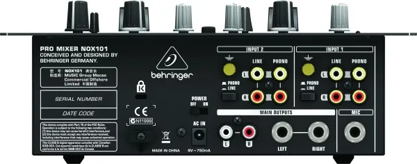 BEHRINGER NOX101 BEHRINGER NOX101