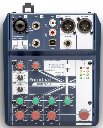 Купить Soundcraft Notepad-5 по выгодной цене в Сочи