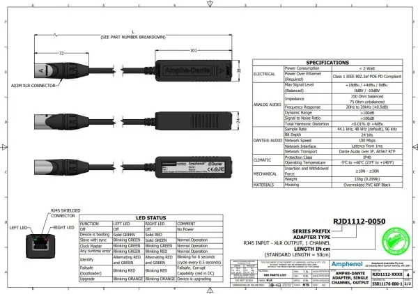 Amphenol RJD1112-0050