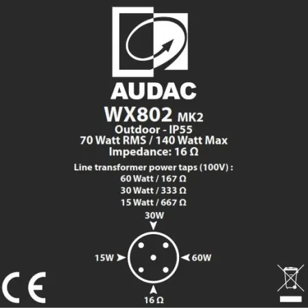 Купить AUDAC WX802MK2/OB по выгодной цене в Сочи