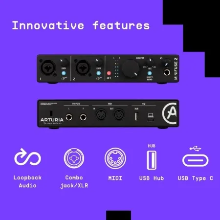 Arturia MiniFuse 2 Black Arturia MiniFuse 2 Black