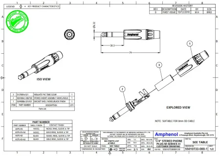 Купить AMPHENOL ACPS-KB по выгодной цене в Сочи