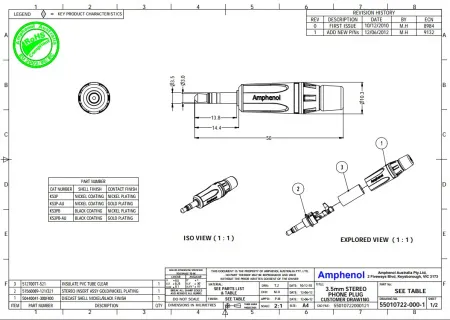 Купить AMPHENOL KS3P по выгодной цене в Сочи