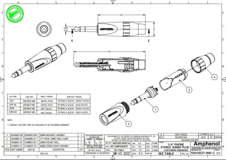 Купить AMPHENOL JS3P по выгодной цене в Сочи