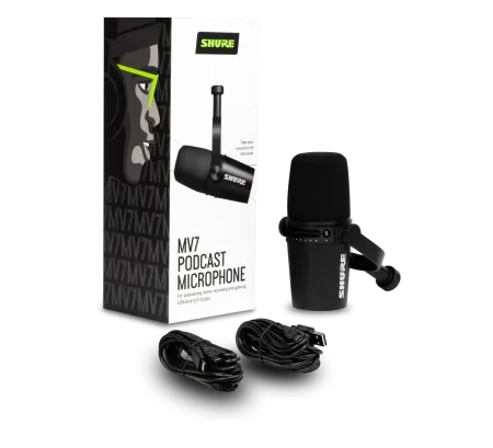 Купить Shure MV7+-K по выгодной цене в Сочи