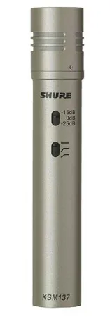 Купить SHURE KSM137/SL по выгодной цене в Сочи