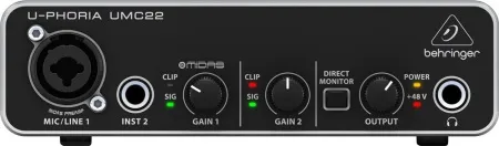Купить BEHRINGER UMC22 по выгодной цене в Сочи