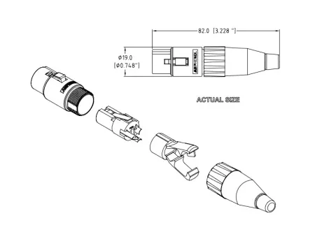 Купить AMPHENOL AC3FB по выгодной цене в Сочи