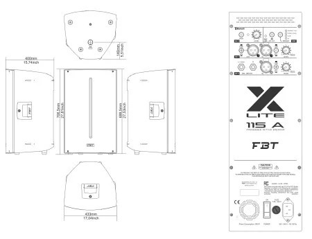 Купить FBT X-LITE 115A по выгодной цене в Сочи