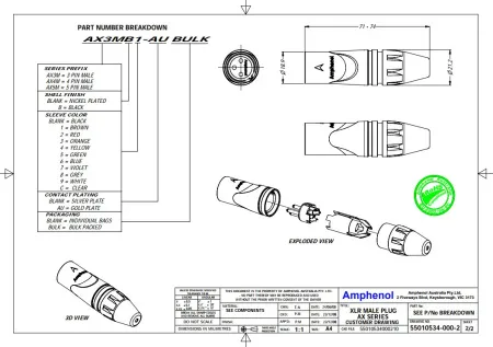 Купить AMPHENOL AX5M по выгодной цене в Сочи