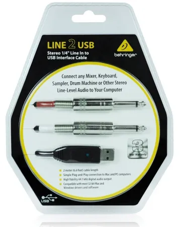 Купить BEHRINGER LINE2USB по выгодной цене в Сочи