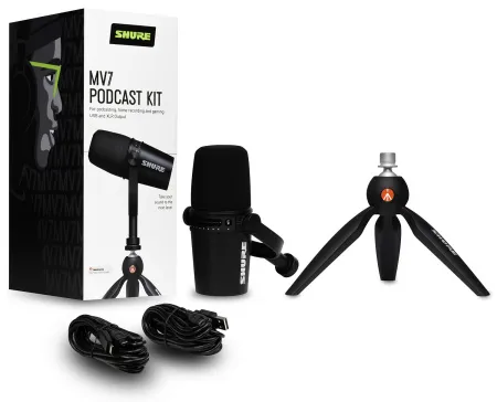 Купить Shure MV7-K-BNDL по выгодной цене в Сочи