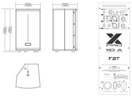 Купить FBT X-PRO 110A по выгодной цене в Сочи