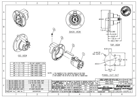 Купить AMPHENOL AP-6-13 по выгодной цене в Сочи
