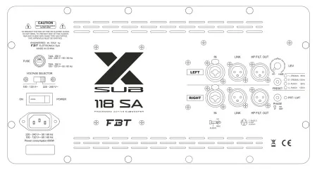 Купить FBT X-SUB 118SA по выгодной цене в Сочи