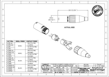 Купить AMPHENOL AC3MCP по выгодной цене в Сочи