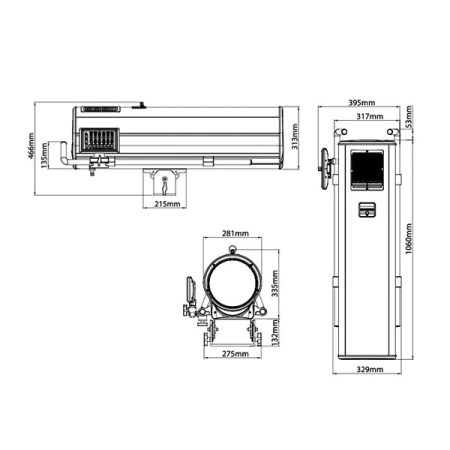 Купить JEG 2200E LED FOLLOW SPOT 1000L по выгодной цене в Сочи