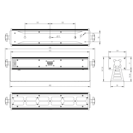 Купить Dialighting Led bar 36x4 по выгодной цене в Сочи