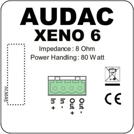 Купить AUDAC XENO6/B по выгодной цене в Сочи