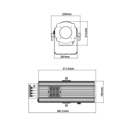 Купить JEG 1540 LED FOLLOW SPOT 350 по выгодной цене в Сочи